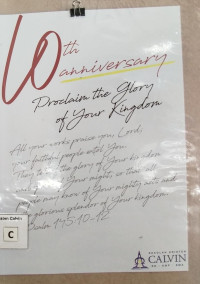 10th Anniversary: Proclaim the Glory of Your Kingdom